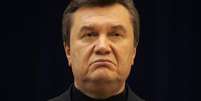 <p>Presidente deposto da Ucr&acirc;nia Viktor Yanukovich durante coletiva de imprensa quando ainda era primeiro-ministro, em Kiev</p>  Foto: Alexander Demianchuk - RTRHY2B / Reuters