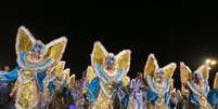 <p>Rosas de Ouro ficou 58 minutos na avenida em São Paulo</p>  Foto: Marcos Bezerra / Futura Press