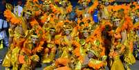 <p>Desfile do grupo de acesso deste ano no Rio de Janeiro</p>  Foto: Marcelo Moreira / Futura Press