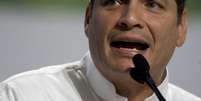 Presidente equatoriano Rafael Correa durante a Conferência das Nações Unidas sobre as Mudanças Climáticas, no México, em 2010  Foto: Reuters