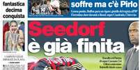 Corriere dello Sport avisa: Seedorf j&aacute; era  Foto: Reprodu&ccedil;&atilde;o
