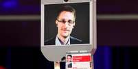 Edward Snowden participou da conferência do TED no Canadá  Foto: Reprodução/Twitter