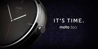 Moto 360, o primeiro smartwatch da Motorola  Foto: Motorola / Divulgação