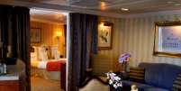 Com serviços requintados e amenidades luxuosas, os quartos são oasis para os dias em alto mar  Foto: Azamara Club Cruises/Divulgação