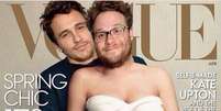 Seth Rogen publicou a vers&atilde;o modificada da capa da 'Vogue' em seu Twitter  Foto: Reprodu&ccedil;&atilde;o