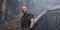 <p>Imagem de divulgação de "Noé", da <em>Paramount Pictures</em>, mostra o ator Russell Crowe em uma cena do filme</p>  Foto: AP