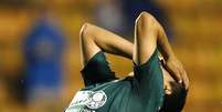 Mendieta lamenta derrota do Palmeiras para Ituano no Pacaembu; equipe alviverde foi eliminada na semifinal do Campeonato Paulista  Foto: Mauro Horita/Agif / Gazeta Press