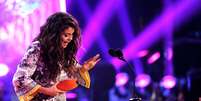 Na noite deste sábado (29), estrelas do cinema, da TV e da música foram premiados no Kids Choice Awards. Na foto, Selena Gomez, eleita melhor cantora  Foto: Getty Images 