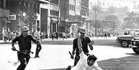 Protesto Contra a Ditadura Militar em 1968  Foto: CPDOC/FGV / Reprodução