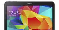 Galaxy Tab4 com tela de 10.1 polegadas; modelos também virão em branco  Foto: Divulgação