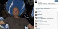 <p>Steven Swanson está em sua terceira missão na ISS</p>  Foto: Instagram / Reprodução