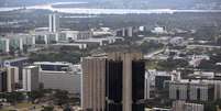 <p>Vista aérea da sede do Banco Central, em Brasília; IBC-Br indica alta de 0,12% na atividade econômica em abril</p>  Foto: Ueslei Marcelino / Reuters