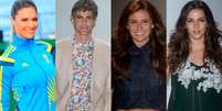 <p>(Esq. para dir.) Fernanda Lima, Reynaldo Gianecchini, Giovanna Antonelli e Tainá Müller foram destaques do penúltimo dia de Fashion Rio</p>  Foto: Daniel Ramalho/ Mauro Pimentel / Terra