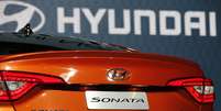 <p>Hyundai apresentou o Sonata 2015 no Salão de NY</p>  Foto: Reuters