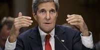 <p>Secretário norte-americano, John Kerry, aparece em frente ao Comitê de Relações Exteriores do Senado, em Washington, no dia 08 de abril. "Estamos preparando novas sanções", declarou ele nesta quarta-feira</p><p> </p>  Foto: AP