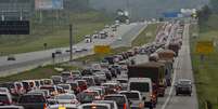 <p>Rodovia dos Imigrantes registrava lentidão entre os km 30 e km 58 às 06h10 desta quarta-feira</p>  Foto: Bruno Santos / Terra