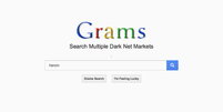 A interface do buscador Grams, que se inspira no design do Google  Foto: Reprodução / Wired