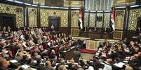Parlamento se reuniu nesta segunda-feira para decidir data de eleições na Síria: 3 de junho; oposição rejeita ideia  Foto: Reuters