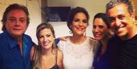 F&aacute;bio Jr. posa ao lado de Maria Fernanda e Ivete Sangalo  Foto: Instagram / Reprodu&ccedil;&atilde;o