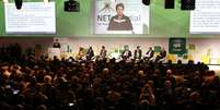 <p>Público do evento durante discurso da presidente Dilma Rousseff</p>  Foto: Reuters