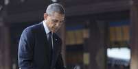 <p>Presidente Barack Obama durante visita a Tóquio, Japão, nesta quinta-feira, 24 de abril</p>  Foto: AP