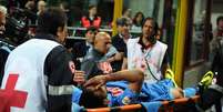 Atacante argentino se lesionou no fim do segundo tempo  Foto: Getty Images 