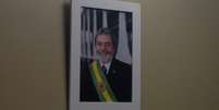 Com foto de Lula na parede, deputados do PR pediram a candidatura do petista à presidência  Foto: Fernando Diniz / Terra