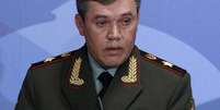 Comandante das Forças Armadas da Rússia, Valery Gerasimov, durante evento em março de 2013  Foto: Reuters