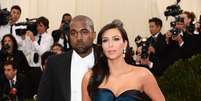 <p>Kim Kardashian e Kanye West</p>  Foto: Getty Images 
