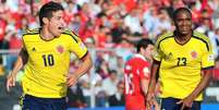 <p>Sem saber se poderá contar com Falcao Garcia, Colômbia enfrentará Senegal e Jordânia</p>  Foto: AFP