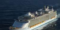 <p>Oasis of the Seas e seu irmão, Allure of the Seas, são os dois maiores navios de cruzeiro do mundo</p>  Foto: Royal Caribbean International/Divulgação