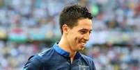 <p>Nasri em campo com a camisa da Fran&ccedil;a: cena que nunca mais vai se repetir</p>  Foto: Reuters