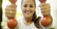 Renata Barbosa engordou 20kg em quatro anos de namoro e já eliminou metade de olho no altar  Foto: Ricardo Matsukawa / Terra