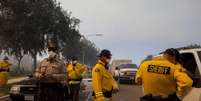 Os bombeiros concentram seus esforços na região de San Marcos, a cerca de 60 km ao norte da cidade de San Diego  Foto: Reuters