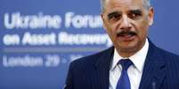 <p>O procurador-geral dos EUA, Eric Holder, e outras autoridades federais tornaram públicas acusações criminais contra militares chineses em um caso de ciberespionagem internacional, nesta segunda-feira</p>  Foto: AP