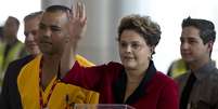 <p>Dilma: "Cumbica será um grande cartão de visitas"</p>  Foto: Bruno Santos / Terra