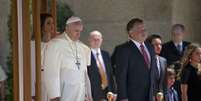 Papa falou, na Jordânia, sobre a crise na Síria  Foto: AFP