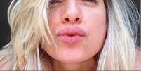 Letícia Spiller manda beijo de bom dia aos fãs  Foto: @arealspiller/Instagram / Reprodução