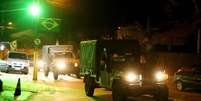 Exército também faz a segurança do Brasil em Teresópolis  Foto: Ricardo Matsukawa / Terra