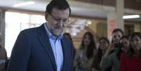 <p>Declaração pode ser vista como um novo problema político para o primeiro-ministro espanhol, Mariano Rajoy (foto)</p>  Foto: AP