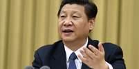 <p>Presidente chin&ecirc;s, Xi Jinping, tamb&eacute;m secret&aacute;rio-geral do Partido Comunista da China (PCC), durante a segunda confer&ecirc;ncia de trabalho,&nbsp;desenvolvimento e&nbsp;estabilidade de Xinjiang, em Pequim, na China, em 28 de maio</p>  Foto: AP