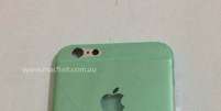 <p>Uma das imagens que vazaram na web do suposto iPhone 6</p>  Foto: Reprodução/Macfixit