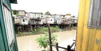 Cheia do rio Negro atinge bairros de Manaus e água invade casas  Foto: Ascom/PrefManaus / Divulgação