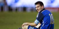 Messi teve boa movimenta&ccedil;&atilde;o, mas n&atilde;o conseguiu marcar seu gol  Foto: AP