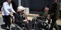 Vários veteranos de guerra participaram de cerimônias nesta sexta-feira em celebrações aos 70 anos do Dia D  Foto: AFP