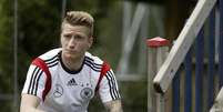 <p>Fora da Copa do Mundo por lesão, Marco Reus está de volta ao selecionado alemão</p>  Foto: Ina Fassbender / Reuters