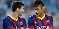 <p>Neymar afirmou que torcerá por Messi na final da Copa</p>  Foto: Getty Images 