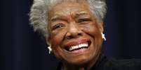 <p>A poetisa Maya Angelou em foto de arquivo</p>  Foto: AP