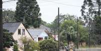 <p>Chuvas causaram alagamentos na cidade de Rio Negro, no Paraná</p>  Foto: Josiel Prestes / vc repórter