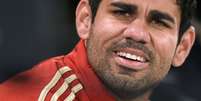 <p>Enturmado no grupo da Espanha, Diego Costa ainda n&atilde;o teve contato direto com o p&uacute;blico brasileiro</p>  Foto: AFP